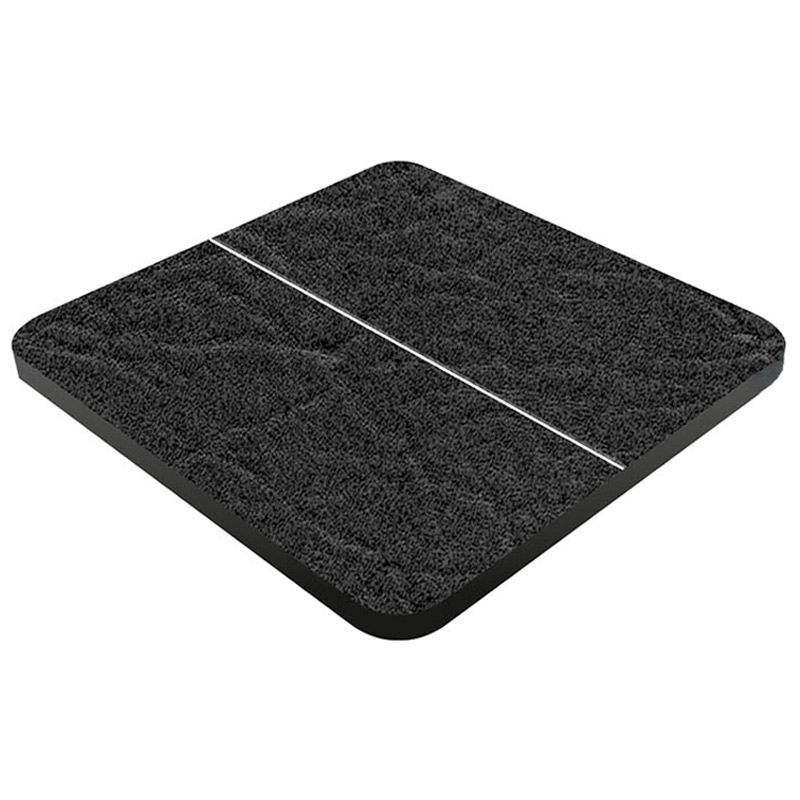 Spa cover 206 x 206 cm – radius 18 cm | Charcoal