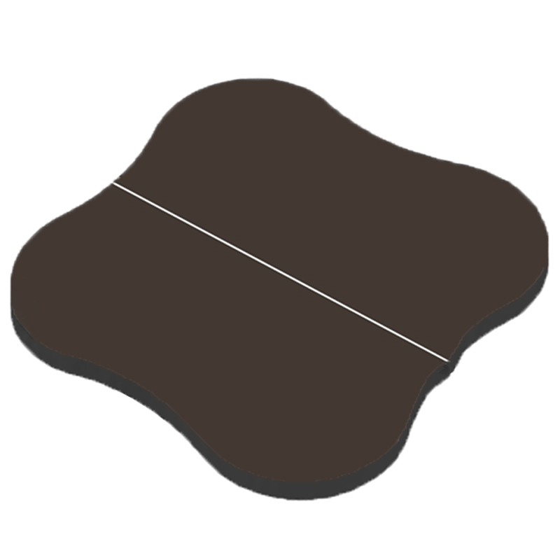 Spa cover Dimension One Lotus Bay 232 x 232 cm | Weathershield Mahogany