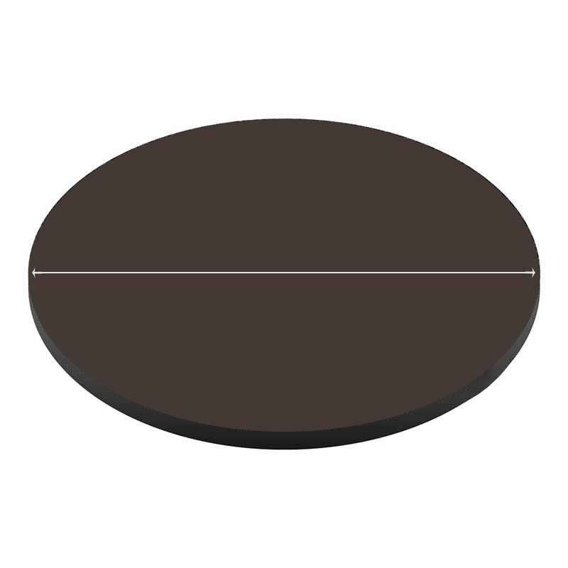 Spa cover Ø 196 cm | Weathershield Mahogany