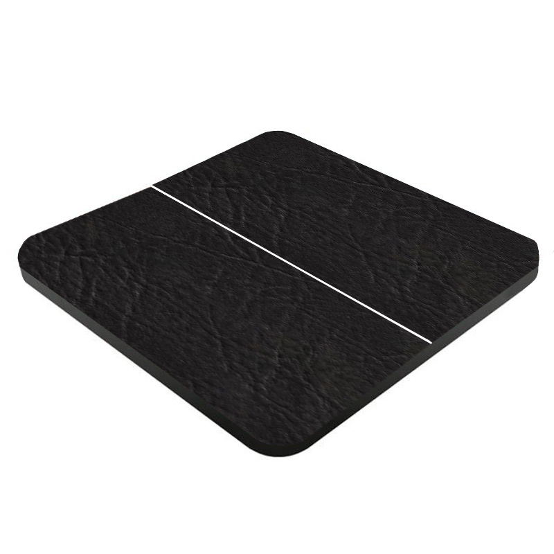 Spa cover Sundance Optima/Cameo - 229 x 229 cm – speaker uitsparingen  | Walnut