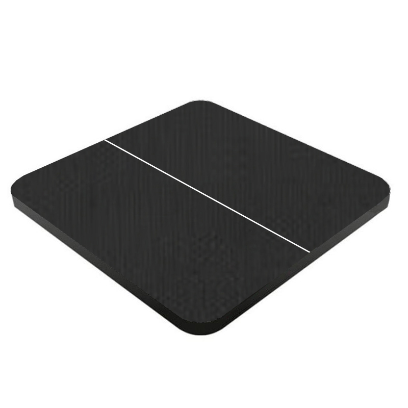 Spa cover 213 x 213 cm – radius 13 cm | Weathershield Black