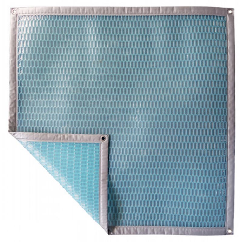 Splash-X Alveolar geobubble zomerzeil 550 micron blauw | ovaal model
