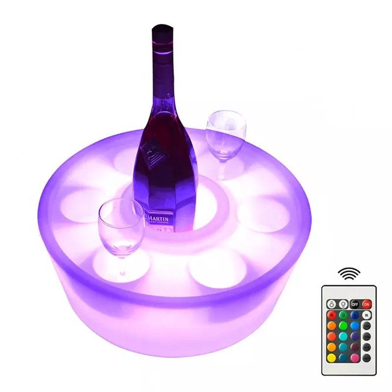 Splash-X drijvende spa bar met LED verlichting