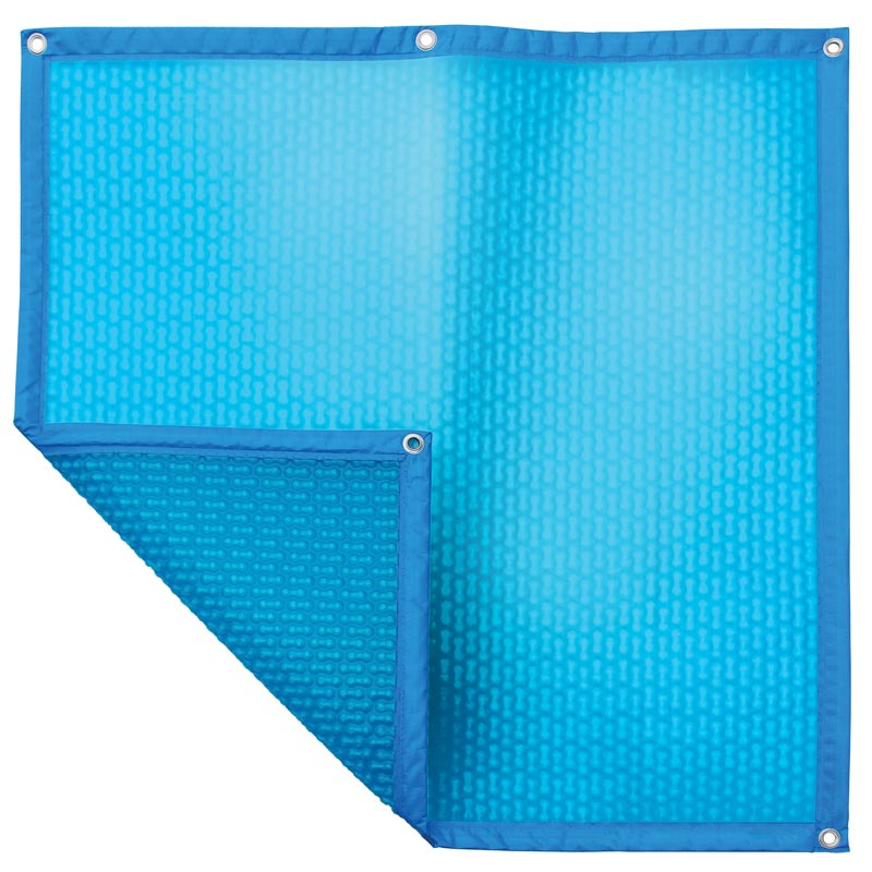 Splash-X Geobubble zomerzeil 400 micron blauw | rechthoekig model