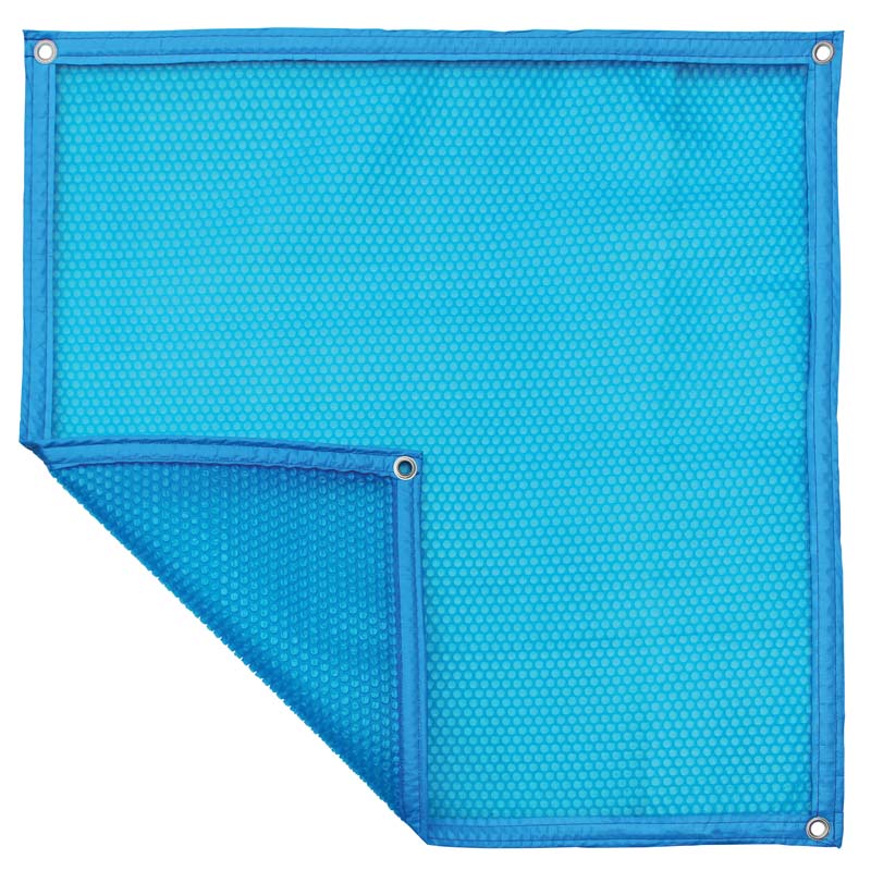 Splash-X Solar Zomerzeil 400 micron blauw | ovaal model