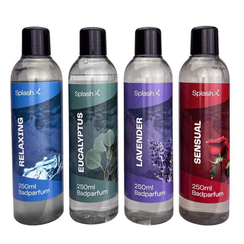 Splash-X spa geurenpakket | 4 x 250 ml