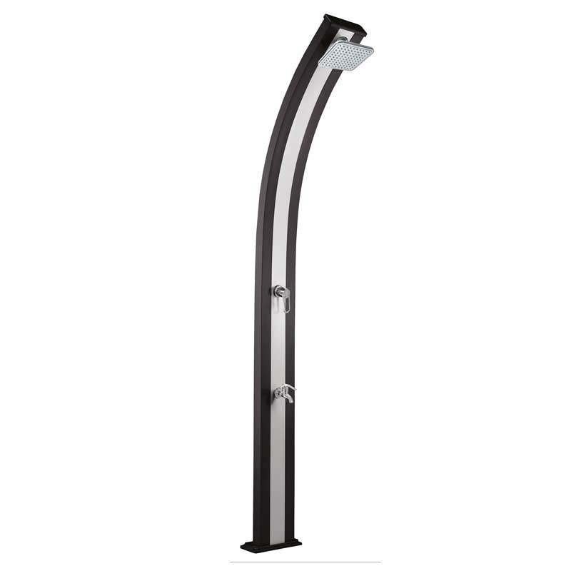 Formidra Buitendouche Spring | antraciet/inox
