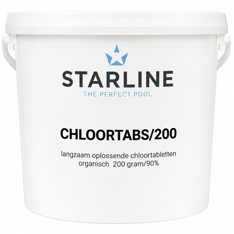 Starline chloortabletten 90/ 200grams 5kg