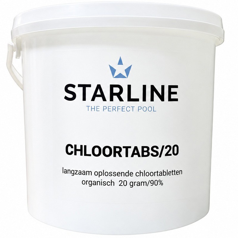 Starline chloortabletten 90/ 20grams 5kg