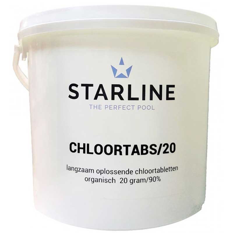 Starline chloortabletten 90/ 20grams 5kg