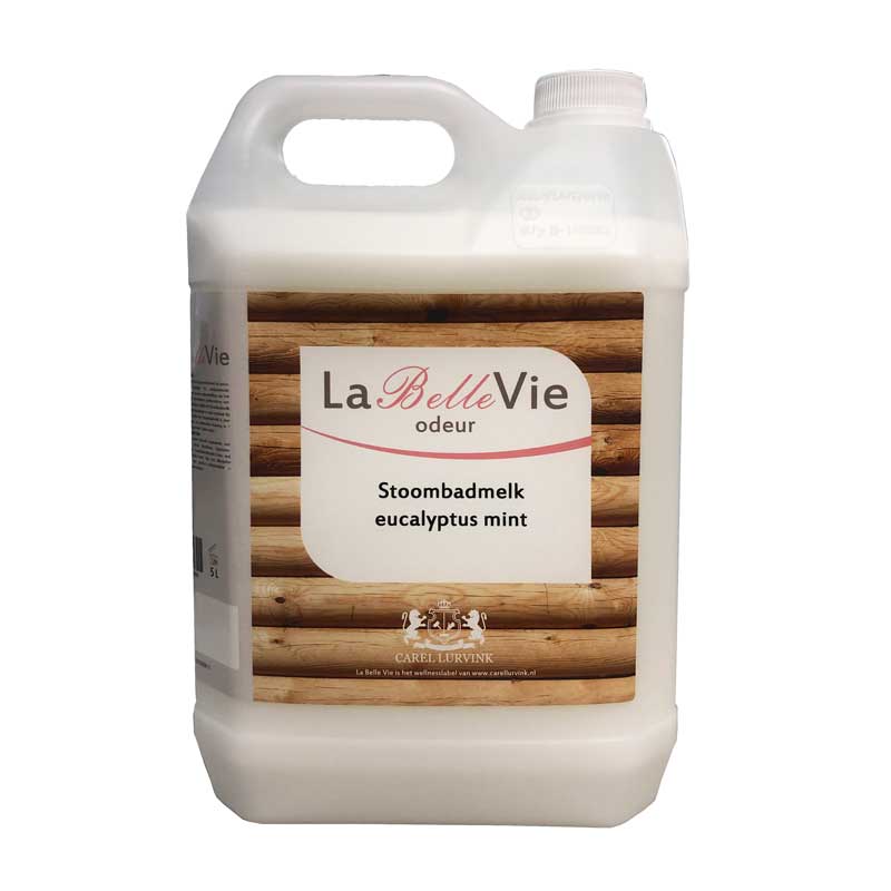 La Belle Vie stoombadmelk eucalyptus mint 5 liter