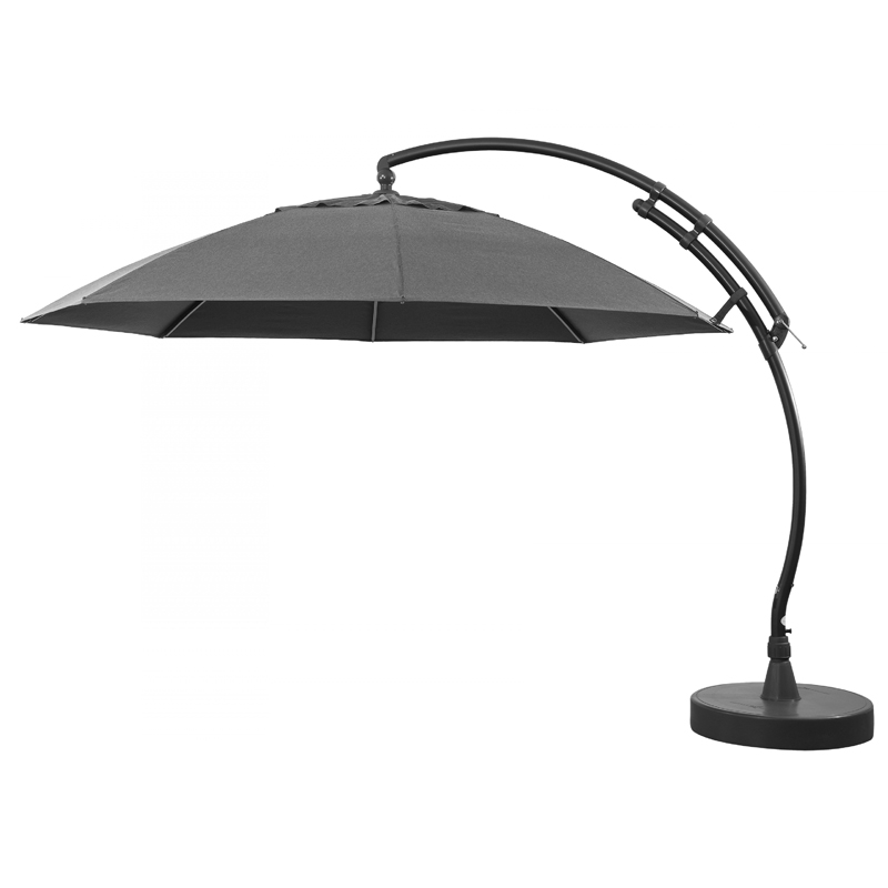Sun Garden parasol rond grijs | Ø 375 cm