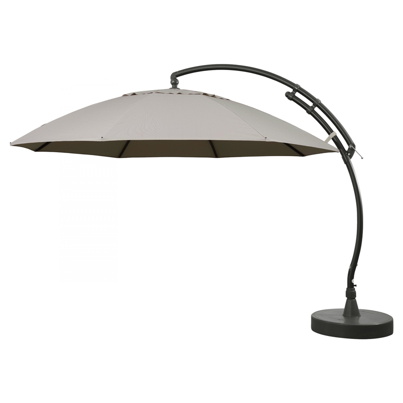 Sun Garden parasol rond licht taupe | Ø 375 cm