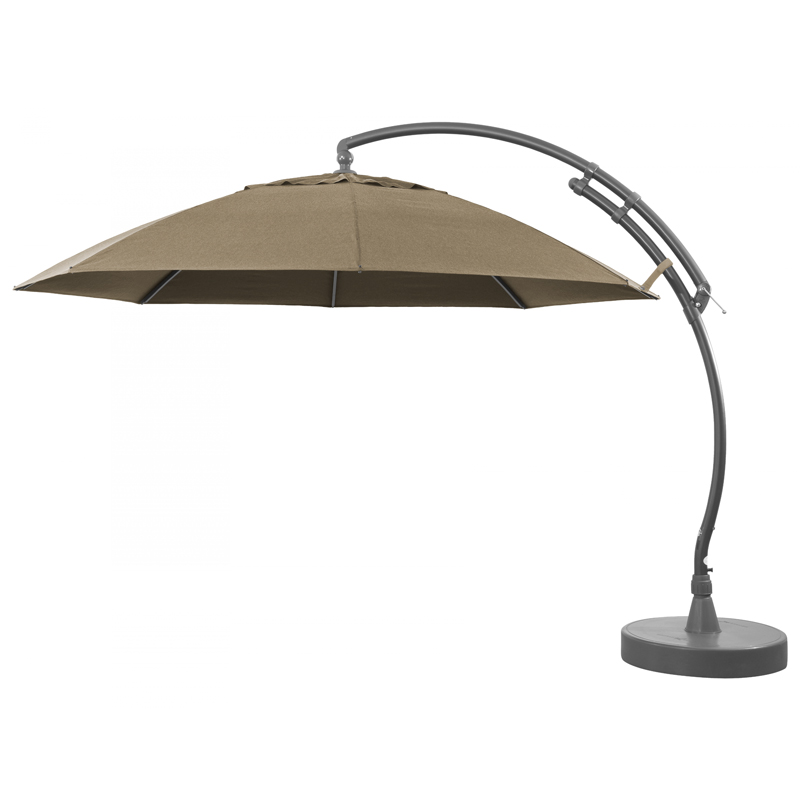Sun Garden parasol rond taupe | Ø 375 cm