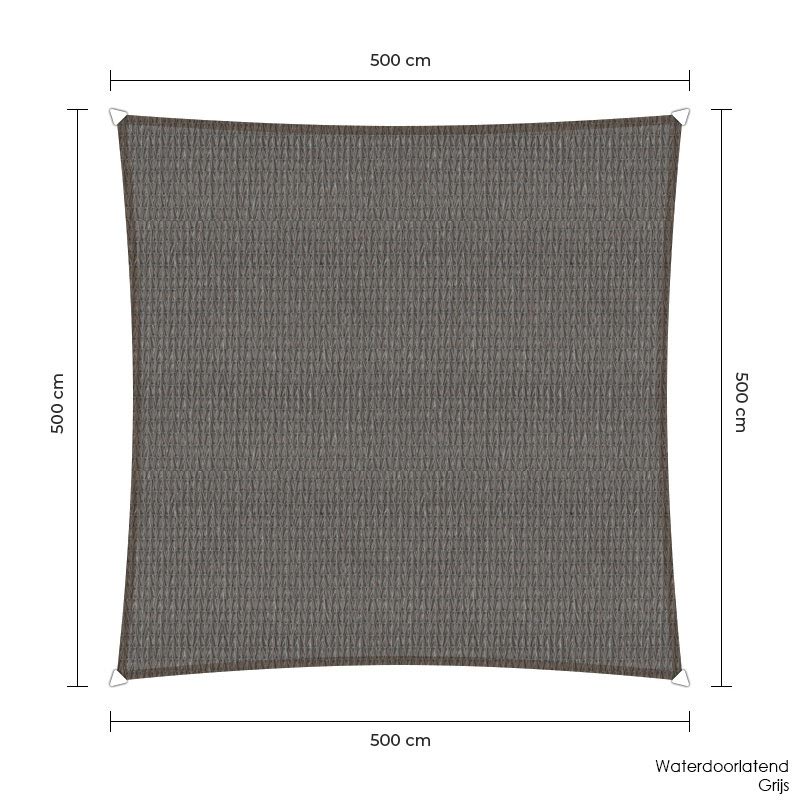 Sunfighters schaduwdoek vierkant | 500 x 500 cm