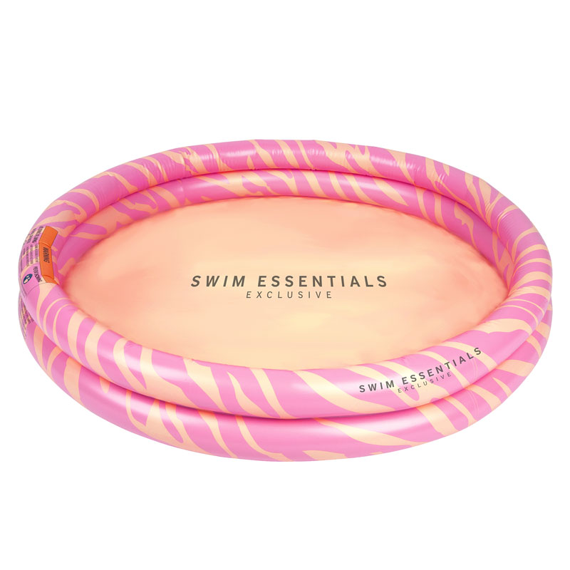Swim Essentials Baby zwembad Ø100 cm | roze zebra