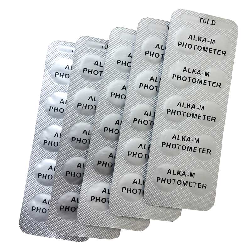 Splash-X 50 ALKA-M tabletten voor fotometer