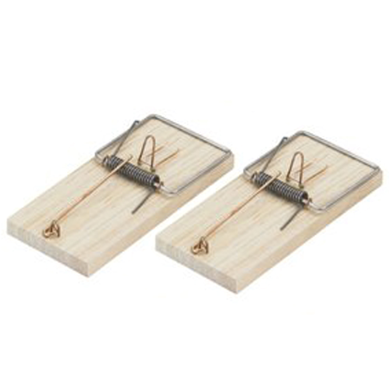 EDM houten muizenvallen | 2 stuks