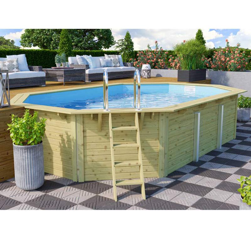 Trend Pool houten zwembad | 610 x 400 x 124 cm