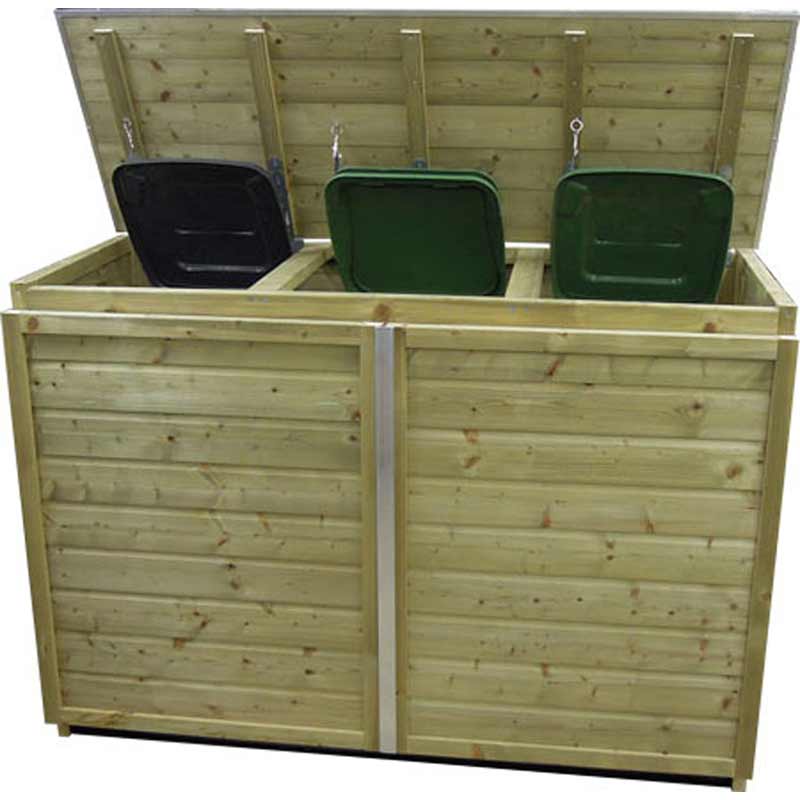 Lutra Tuinkast TRIO voor 3 klikos van 240 liter