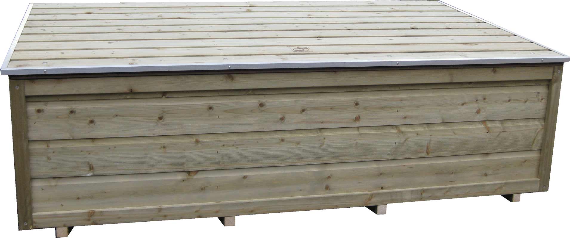 Lutra Tuinkist 170 x 100 x 56cm met gasveren