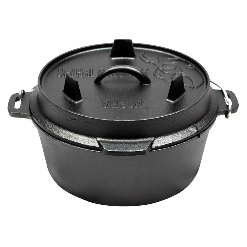 Valhal Dutch Oven gietijzer | 3,8 liter