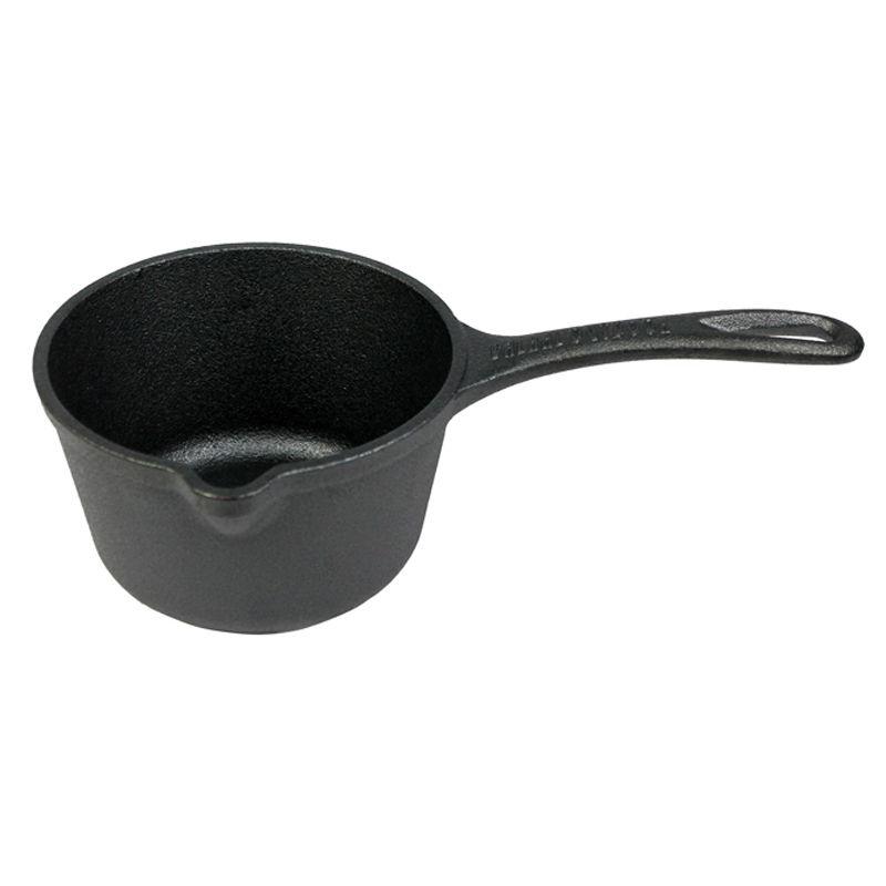 Valhal sauspan gietijzer met steel | 1 liter