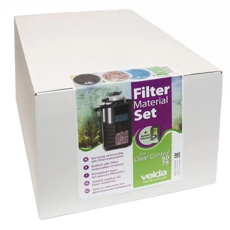 Velda Clear Control 50 & 75 filtermedia set