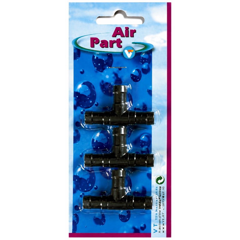 Velda luchtverdeler T-stuk 6-9 mm (3 stuks)