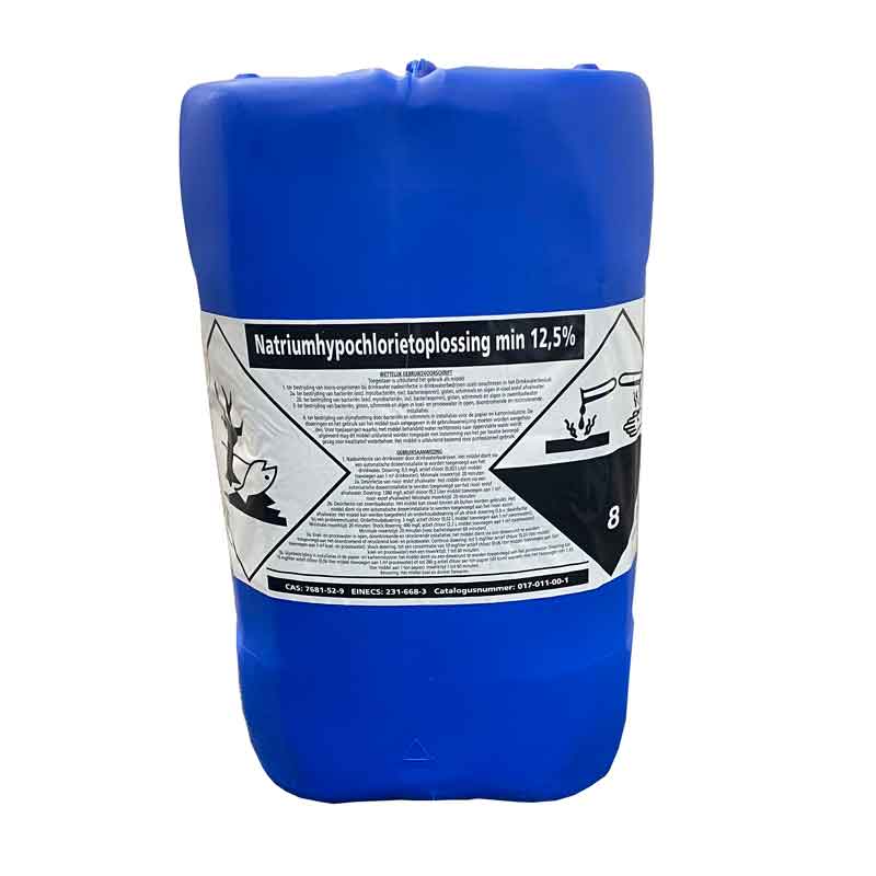 Zwembadchloor vloeibaar 20 liter | 12,5% actief chloor