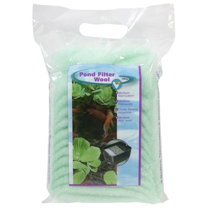 VT vijverfilter wol groen | 100 gram