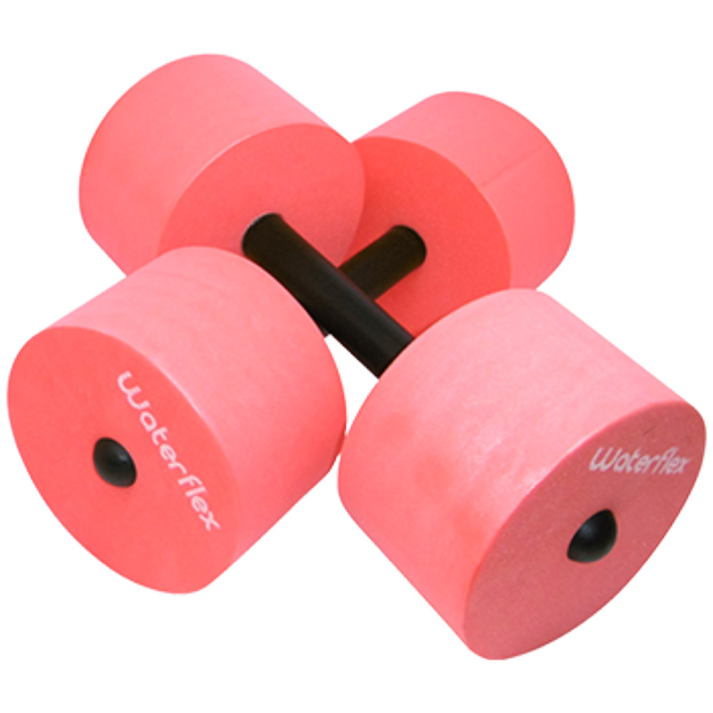 Waterflex foam dumbbells rood