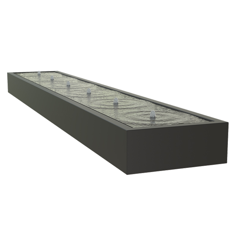 ADEZZ watertafel aluminium | 600 x 100 x 40 cm