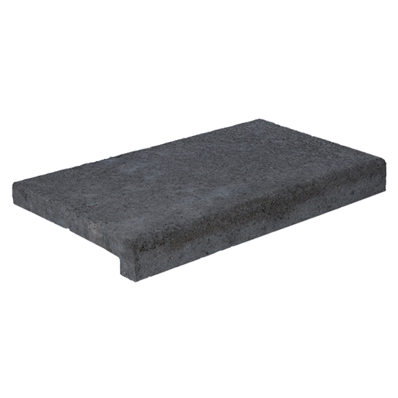 Zwembad randtegel Athen antraciet zwart | 50 x 30 cm