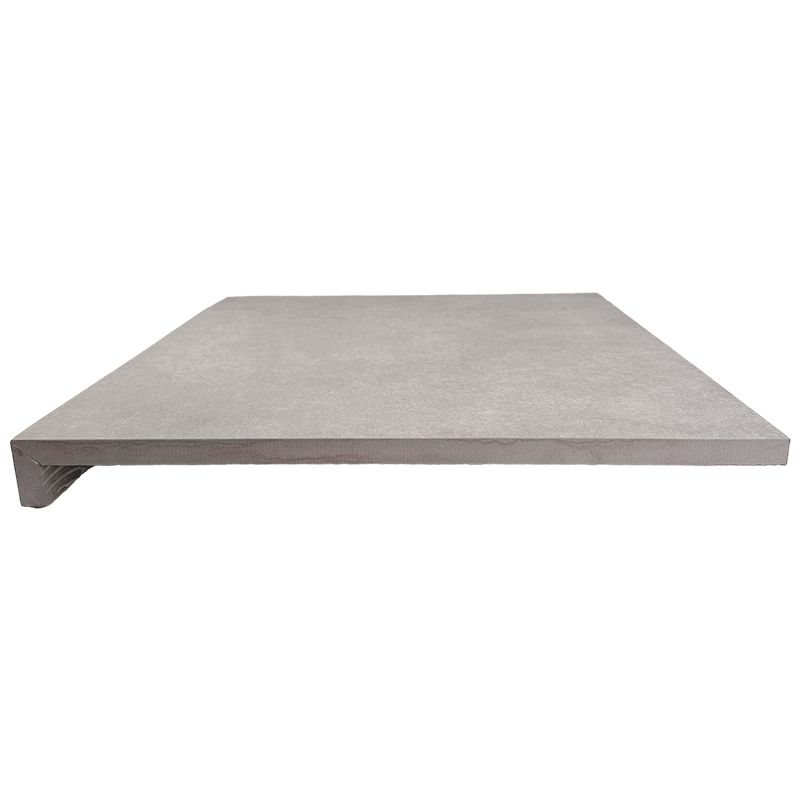 Zwembad randtegel keramisch betonlook grey | 60 x 60 cm