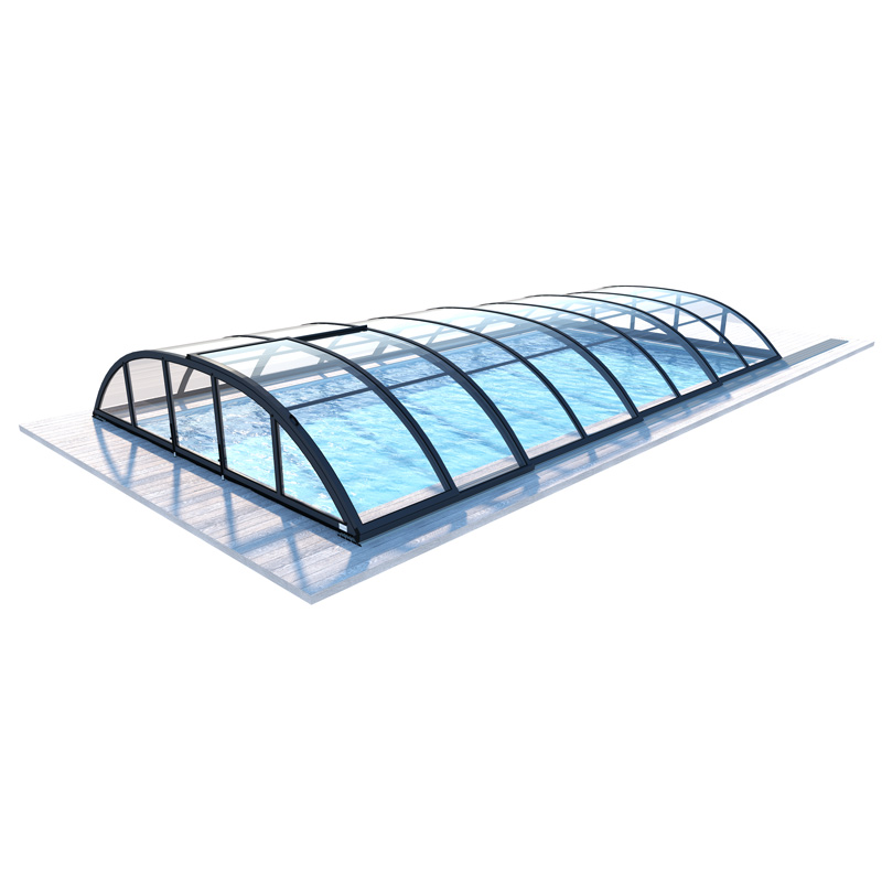 Zwembadoverkapping Horizon Clear, type 3
