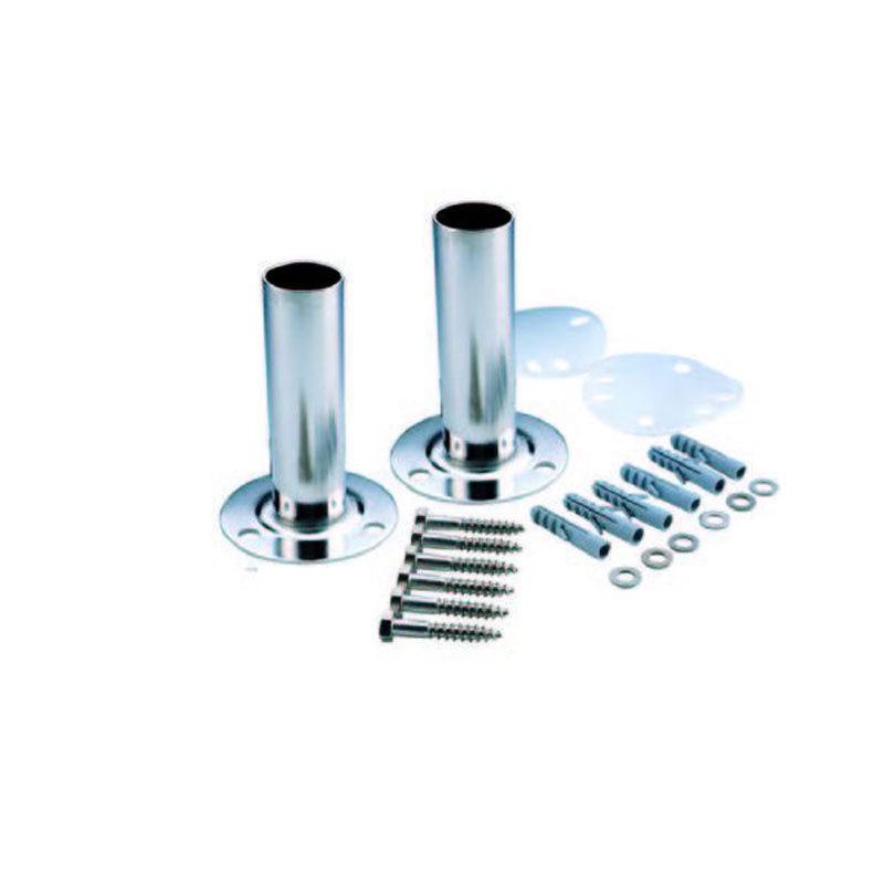 Zwembadtrap opbouw set RVS | AISI 304