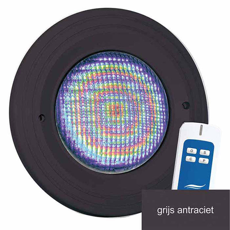 BWT Zwembadverlichting LED kleur 16 Watt | antraciet grijze behuizing