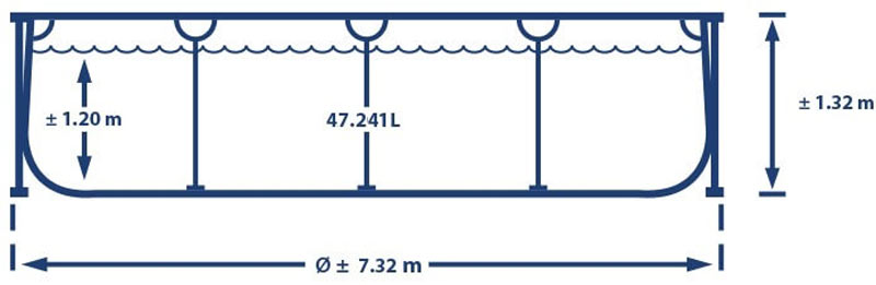 Intex Ultra XTR Frame 732x132cm