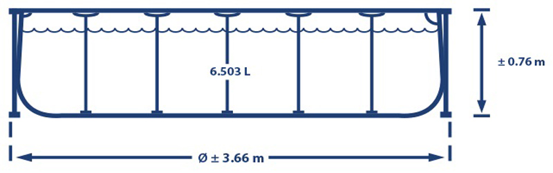 Intex 366 x 76cm