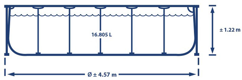 Intex 457 x 122cm